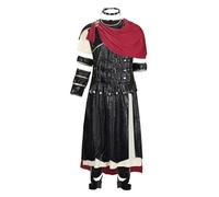 Conjunto de disfraz completo de guerrero vikingo o gladiador romano para hombre, conjunto de cosplay detallado (aguacata, traje con capa, brazaletes, brazaletes, polainas) para espectáculo épico