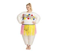 Conjunto de disfraz hawaiano ligero para adultos