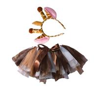 Conjunto de disfraz para primera sesión de fotos para niña, transpirable, con diadema de ciervo, atractivo para celebración de bebé
