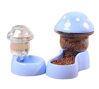 Conjunto de dispensadores de Alimentos y Agua de Gatos, comedero automático de alimentación automática de Mascotas alimentador de Conejo automático 1800 ml de alimentación de Alimentos y dispensado