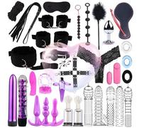 Conjunto De DiversióN De Entrenamiento De Fitness De CombinacióN De Equipos De 34 Piezas De Interior, Pulsera Ajustable, Cadera Y Dispositivos De MuñEca, Casual, Vacaciones, Regalo De Pareja (Rosa)
