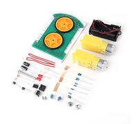 Conjunto de DIY Smart Car Kit de Accesorios de DIY Coche Seguimiento Inteligente Kit de Componentes Electrónicos para Principiantes