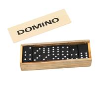 Conjunto de doble seis dominoes, Black Dominoes with Carry Case | 28 azulejos dobles 6 Dominos Set for Kids, Boys, Girls, Family Game Night, Party Favors