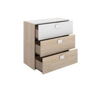 Conjunto dormitorio DINA 6 DEKIT natural / blanco