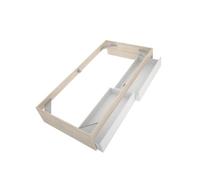 Conjunto de dormitorio lago pack 9 cama + mesita + armario vestidor natural/blanco