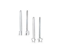 Conjunto de Dos Delicados Pendientes de Músico con Nota Musical Celestial Estrella Abierta Lineal de Cadena Larga para Mujeres Adolescentes .925 Plata de Ley con Gancho Estabilizador en U