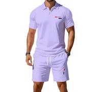 Conjunto de dos piezas informal de verano: camisa de manga corta y pantalon