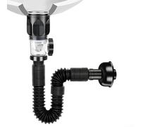 Conjunto de drenaje flexible para aplicaciones de fregadero con control, prevención de obstrucciones e integridad del sello