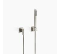 Conjunto de ducha con manguera Dornbracht con rosetas individuales, 27808980-06, Color: Mate platino