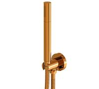 Conjunto de ducha de mano Steinberg Serie 100 con codo de conexión integrado, ducha de mano de varilla, 1001670RG, Color: Oro rosa