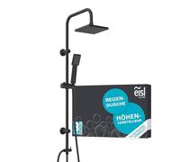 EISL Easy Energy DX12004BL-A - Juego de ducha (sistema de ducha sin grifería, 2 en 1, con ducha de lluvia grande (170 x 170 mm) y ducha de mano sin grifo, ideal para reequipar