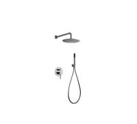 Conjunto de ducha empotrada de acero inoxidable anticorrosión y con alta resistencia Moscu de Imex - Gris / Acero inoxidable / Imex