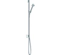 Conjunto de ducha hansgrohe AXOR One 75 1jet EcoSmart, con conexión mural, 48791000, Color: cromado