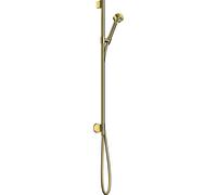 Conjunto de ducha hansgrohe AXOR One 75 1jet EcoSmart, con conexión mural, 48791990, Color: Óptica Oro Pulido