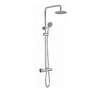Conjunto de ducha termostatica para ducha serie Londres en acero inox Imex