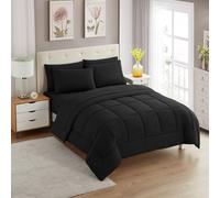 Conjunto de edredn de tamao completo con sbanas - coleccin de ropa de cama de 7 piezas - 1 edredn 1 Hoja ajustada 1 Casas de almohada plana 4 -