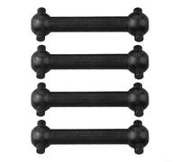 Conjunto de eje de metal de rotación estable para Tamiya TT01 TT02 RC (huesos de perro de acero)