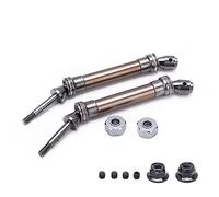 Conjunto de eje de transmisión trasero desmontable para Traxxas Slash Rustler VXL 4X4 4WD 1/10 RC CAR (Oro) (Púrpura) (Ti Color)