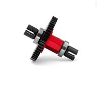 Conjunto de eje recto central de metal 52T, piezas mejoradas RC para TRAXXAS 1/8 4WD Sledge RC Car (rojo)