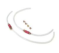 Conjunto de embrague de arranque 1/2 juego de válvula de retención unidireccional universal de 6 mm, tubo de purga de líquido de frenos, manguera de purga de embrague(A2)