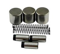 Conjunto de Embrague de Arranque unidireccional, Rodillo de rodamiento de Cuentas de Volante Compatible con GN250 GN TU GZ 250 E GN250E GZ250 Marauder TU250(Beads)