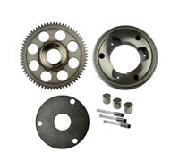 Conjunto de Embrague de Arranque unidireccional, Rodillo de rodamiento de Cuentas de Volante Compatible con GN250 GN TU GZ 250 E GN250E GZ250 Marauder TU250(Starter Clutch Kit)