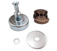 Conjunto de embrague de repuesto para 753-06180 compatible con Craftsman para piezas de recortadora de cuerdas Bolens, construcción de metal de alta durabilidad para una fácil instalación