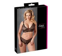 Conjunto De Encaje Seductor Slip Soft-BH Con Tirantes Ajustables
