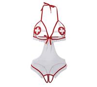 Conjunto de Enfermera con Aberturas | Elegancia y Picardía en noestabu.com