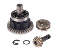 Conjunto de Engranaje de PiñóN y Corona del Diferencial Delantero y Trasero para Trx4 Trx6 1/10 RC Coche de Orugas Piezas de ActualizacióN