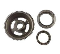 Conjunto de Engranajes de Embrague de Arranque un Camino Compatible con Motocicleta YBR250 se Adapta a Varios moldes Yeria 250