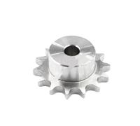Conjunto de engranajes de pinón, 1 Uds 15-30 dientes 04C engranaje de cadena 304 diámetro acero inoxidable 6mm 8mm 25H rueda dentada