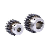 Conjunto de engranajes de pinón, 1 Uds. Engranaje de Motor módulo recto,5mm 12-19T con pieza transmisión engranaje acero al carbono escalonado