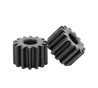 Conjunto de engranajes de pinón, 1 Uds engranaje recto 1M-12T-22T accesorios de transmisión cilíndrica acero al carbono ennegrecido