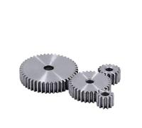 Conjunto de engranajes de pinón, 1pc 1M 8T-60T piñón engranaje recto 1 Mod cilíndrico plano 8-60 dientes 45# engranajes de acero