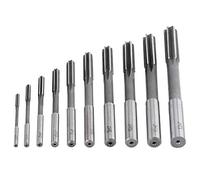 Conjunto de enrollador Zenithaur HSS H7, cortador de fresado recto de 10 piezas, escaras de acero de alta velocidad para metal 3 mm de 4 mm 5 mm 6 mm 7 mm 8 mm 9 mm 10 mm 11 mm 12