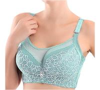 Conjunto de escritorio Plus sujetador sujetador para mujer yoga íntimos hueco deportes cintura extensible ropa interior íntima conjunto baño madera, azul, L