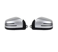Conjunto De Espejo Lateral Eléctrico Para Mercedes Para Benz Clase GL GL350 GL450 GL550 2005-2009 2010 2011(Plata,1 Pair)