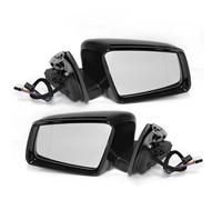 Conjunto De Espejo Lateral Para Automóvil, 17 Pines, Sin Intermitente Para Ángulo Muerto, Para Mercedes Para Benz W204 Sedán 2009-2015(1 pair)