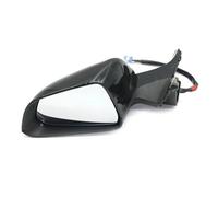 Conjunto de espejo lateral Para Tesla para modelo 3 Negro Derecho e izquierdo Espejo lateral del pasajero con calefacción Power Fold 2017-2021(Left)