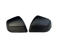 conjunto de espejo retrovisor Cubierta espejo puerta lateral pasta coche para Tesla para modelo Y Juniper Launch 2025 ABS cubierta retrovisor fibra carbono(Matte Black)
