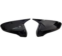 Conjunto de espejo retrovisor Embellecedor de la caja para vista trasera puerta exterior para Veloster 2018-2023(Glossy Black)