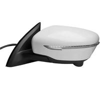 Conjunto de espejo retrovisor Espejo retrovisor lateral de 13 pines para X-trail T32 (2019-2022)(Blanco,L)