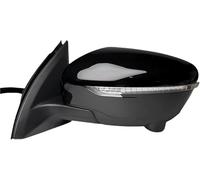 Conjunto de espejo retrovisor Espejo retrovisor lateral de 13 pines para X-trail T32 (2019-2022)(Negro,L)