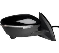 Conjunto de espejo retrovisor Espejo retrovisor lateral de 13 pines para X-trail T32 (2019-2022)(Negro,R)