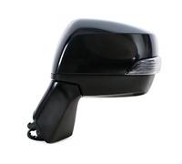 Conjunto de espejo retrovisor exterior de 7/9 pines, cubierta de espejo lateral, marco de lente de vidrio, compatible con Subaru Forester 2014, 2015, 2016 y 2017(9pin black left)