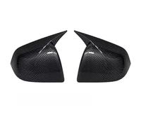 Conjunto de espejo retrovisor For Tesla Model Y Paste Style Rearview Mirror Cover Reverse Mirrors Shell Case Housing Carbon Fiber Black 1 Pair(A pair bright black)