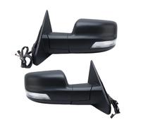 Conjunto de espejo retrovisor lateral compatible con Dodge Ram 1500 2019, 2020, 2021, 2022-2024 con luz de punto ciego, accesorios para coche.(1 pair)