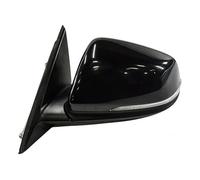 Conjunto De Espejo Retrovisor Para BMW Para X1 Para F48 Para F49 2016-2020 Conjunto De Espejo Retrovisor Calefactable De 5 Pines Izquierdo O Derecho(Black Left)