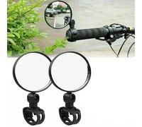 Conjunto de espejos retrovisores para motocicleta y bicicleta Espejo convexo ángulo amplio Solución retrovisor ajustable 360 grados